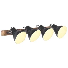 Schwarze industrielle Wandleuchte 90x25 cm E27 von vidaXL, Lampen - Ref: Foro24-320511, Preis: 69,48 €, Rabatt: %