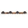 Lámpara de pared industrial negra 90x25 cm E27 de vidaXL, Lámparas - Ref: Foro24-320511, Precio: 70,35 €, Descuento: %