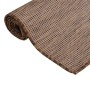 Brauner flachgewebter Outdoor-Teppich 80x250 cm von vidaXL, Teppiche - Ref: Foro24-340786, Preis: 41,47 €, Rabatt: %