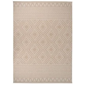 Alfombra de exterior de tejido plano rayas marrones 200x280 cm de vidaXL, Alfombras - Ref: Foro24-340868, Precio: 95,37 €, De...