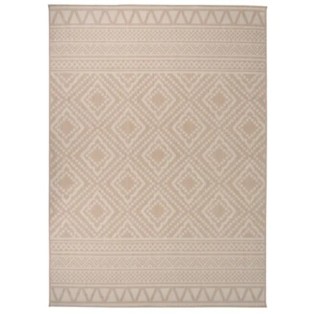 Braun gestreifter Flachgewebe-Außenteppich 200x280 cm von vidaXL, Teppiche - Ref: Foro24-340868, Preis: 95,37 €, Rabatt: %