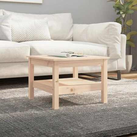 Solid pine wood coffee table 55x55x40 cm by vidaXL, Coffee table - Ref: Foro24-814269, Price: 60,48 €, Discount: %