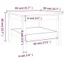 Solid pine wood coffee table 55x55x40 cm by vidaXL, Coffee table - Ref: Foro24-814269, Price: 60,48 €, Discount: %