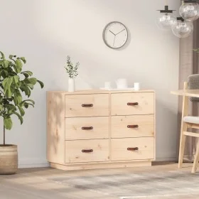 Sideboard aus massivem Kiefernholz, 100 x 40 x 75 cm von vidaXL, Sideboards - Ref: Foro24-820142, Preis: 113,78 €, Rabatt: %