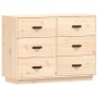 Sideboard aus massivem Kiefernholz, 100 x 40 x 75 cm von vidaXL, Sideboards - Ref: Foro24-820142, Preis: 114,97 €, Rabatt: %