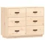 Solid pine wood sideboard 100x40x75 cm by vidaXL, Sideboards - Ref: Foro24-820142, Price: 113,80 €, Discount: %