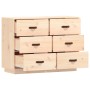 Sideboard aus massivem Kiefernholz, 100 x 40 x 75 cm von vidaXL, Sideboards - Ref: Foro24-820142, Preis: 114,97 €, Rabatt: %