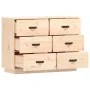 Solid pine wood sideboard 100x40x75 cm by vidaXL, Sideboards - Ref: Foro24-820142, Price: 113,80 €, Discount: %