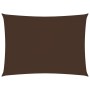 Toldo de vela rectangular tela Oxford marrón 2x3,5 m