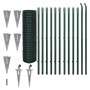 Set de euro valla acero verde 25x1,5 m de vidaXL, Paneles de vallas - Ref: Foro24-140563, Precio: 357,51 €, Descuento: %