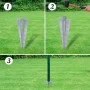Set de euro valla acero verde 25x1,5 m de vidaXL, Paneles de vallas - Ref: Foro24-140563, Precio: 324,85 €, Descuento: %