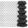 Valla de tela metálica acero gris 25x0,8 m de vidaXL, Paneles de vallas - Ref: Foro24-142428, Precio: 65,03 €, Descuento: %