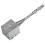 Picas de tierra 6 uds acero galvanizado plateado 12x12x56 cm by vidaXL, Spikes for anchoring in the ground - Ref: Foro24-1454...