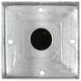 Picas de tierra 6 uds acero galvanizado plateado 12x12x56 cm by vidaXL, Spikes for anchoring in the ground - Ref: Foro24-1454...
