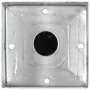 Picas de tierra 6 uds acero galvanizado plateado 12x12x56 cm by vidaXL, Spikes for anchoring in the ground - Ref: Foro24-1454...