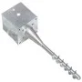 Picas de tierra 6 uds acero galvanizado plateado 14x14x58 cm by vidaXL, Spikes for anchoring in the ground - Ref: Foro24-1454...