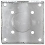 Erdspieße 6 Stück verzinkter Stahl silberfarben 14x14x58 cm von vidaXL, Spikes zur Verankerung im Boden - Ref: Foro24-145446,...