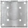 Picas de tierra 6 uds acero galvanizado plateado 14x14x58 cm by vidaXL, Spikes for anchoring in the ground - Ref: Foro24-1454...