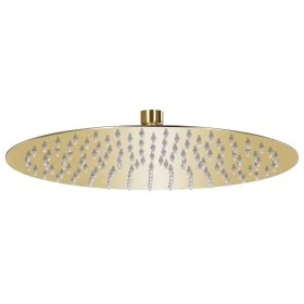 Runder Duschkopf mit Regeneffekt aus goldenem Edelstahl, 30 cm. von vidaXL, Duschköpfe - Ref: Foro24-147705, Preis: 28,91 €, ...