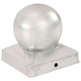 Pfostenkappen 6 Stück aus verzinktem Metall, Kugelende 91x91 mm. von vidaXL, Zubehör für Tore und Zäune - Ref: Foro24-145499,...