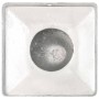 Pfostenkappen 6 Stück aus verzinktem Metall, Kugelende 91x91 mm. von vidaXL, Zubehör für Tore und Zäune - Ref: Foro24-145499,...