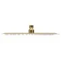 Cabezal ducha efecto lluvia acero inox cuadrado dorado 30x20cm de vidaXL, Cabezales de ducha - Ref: Foro24-147713, Precio: 21...