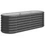 Jardinera acero con recubrimiento polvo antracita 114x40x36 cm de vidaXL, Maceteros y jardineras - Ref: Foro24-318866, Precio...
