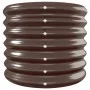 Jardinera arriate acero recubrimiento polvo marrón 332x40x36 cm by vidaXL, Pots and planters - Ref: Foro24-318885, Price: 63,...