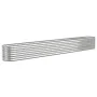 Jardinera arriate acero recubrimiento polvo plata 332x40x36 cm by vidaXL, Pots and planters - Ref: Foro24-318887, Price: 71,1...