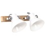 Industrielle weiße Wandlampe 45x25 cm E27 von vidaXL, Lampen - Ref: Foro24-320518, Preis: 44,36 €, Rabatt: %