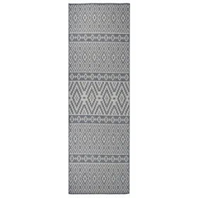 Außenteppich mit flachem Gewebe, blauen Streifen, 80x250 cm. von vidaXL, Teppiche - Ref: Foro24-340835, Preis: 36,82 €, Rabat...