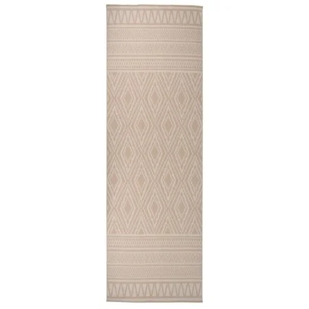 Außenteppich mit flachem Gewebe, braunen Streifen, 80x250 cm. von vidaXL, Teppiche - Ref: Foro24-340863, Preis: 44,03 €, Raba...