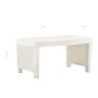 Gartenmöbel-Set 3-teilig aus weißem Kunststoff von vidaXL, Gartensets - Ref: Foro24-48823, Preis: 164,51 €, Rabatt: %