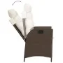 Set comedor para jardín 9 pzas y cojines ratán sintético marrón by vidaXL, Garden sets - Ref: Foro24-3213120, Price: 1,00 €, ...