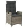 Set comedor jardín 9 pzas y cojines ratán sintético gris by vidaXL, Garden sets - Ref: Foro24-3213143, Price: 1,00 €, Discoun...