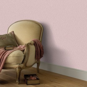 Rollos de papel pintado no tejido 4 uds rosa brillante liso