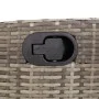 Set comedor de jardín 3 piezas con cojines ratán sintético gris de vidaXL, Conjuntos de jardín - Ref: Foro24-3213103, Precio:...