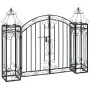 Puerta de jardín decorativa de hierro forjado 122x20,5x100 cm de vidaXL, Pérgolas, arcos y enrejados de jardín - Ref: Foro24-...