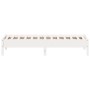 Estructura de cama madera maciza de pino blanco 90x190 cm de vidaXL, Camas y somieres - Ref: Foro24-842727, Precio: 88,67 €, ...
