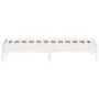 Solid white pine wood bed frame 90x190 cm by vidaXL, Beds and slatted bases - Ref: Foro24-842727, Price: 88,73 €, Discount: %