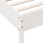 Massives Bettgestell aus weißem Kiefernholz, 90 x 190 cm von vidaXL, Betten und Lattenroste - Ref: Foro24-842727, Preis: 88,7...