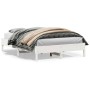 Estructura de cama madera maciza de pino blanco 150x200 cm de vidaXL, Camas y somieres - Ref: Foro24-842695, Precio: 122,55 €...