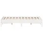 Solid white pine wood bed frame 150x200 cm by vidaXL, Beds and slatted bases - Ref: Foro24-842695, Price: 121,38 €, Discount: %