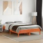 Bettgestell aus massivem, wachsbraunem Kiefernholz, 120 x 190 cm von vidaXL, Betten und Lattenroste - Ref: Foro24-842725, Pre...