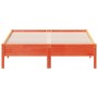 Bettgestell aus massivem, wachsbraunem Kiefernholz, 120 x 190 cm von vidaXL, Betten und Lattenroste - Ref: Foro24-842725, Pre...