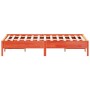 Estructura de cama madera maciza pino marrón cera 150x200 cm de vidaXL, Camas y somieres - Ref: Foro24-842697, Precio: 112,74...