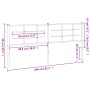 Kopfteil aus schwarzem Metall, 200 cm von vidaXL, Kopf- und Fußteile - Ref: Foro24-355599, Preis: 39,51 €, Rabatt: %