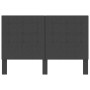 Getuftetes Kopfteil aus dunkelgrauem Stoff, 140 x 200 cm von vidaXL, Kopf- und Fußteile - Ref: Foro24-287472, Preis: 86,02 €,...