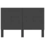 Tufted headboard in dark gray fabric 140x200 cm by vidaXL, Headboards and footboards - Ref: Foro24-287472, Price: 90,46 €, Di...