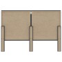 Getuftetes Kopfteil aus dunkelgrauem Stoff, 140 x 200 cm von vidaXL, Kopf- und Fußteile - Ref: Foro24-287472, Preis: 86,02 €,...